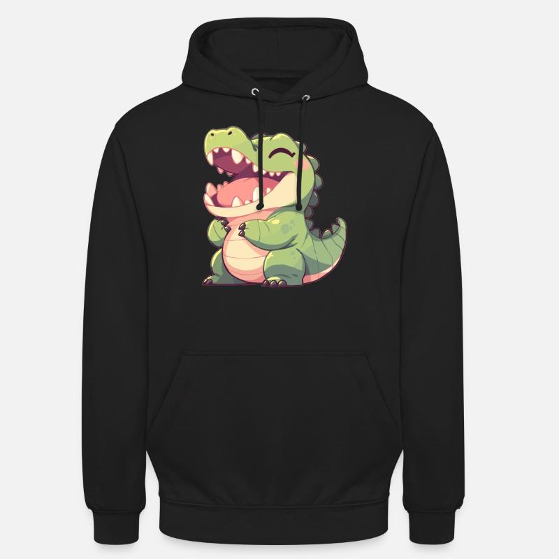 Crocodiles Crocodile - Sweat-shirt à capuche unisexe - noir