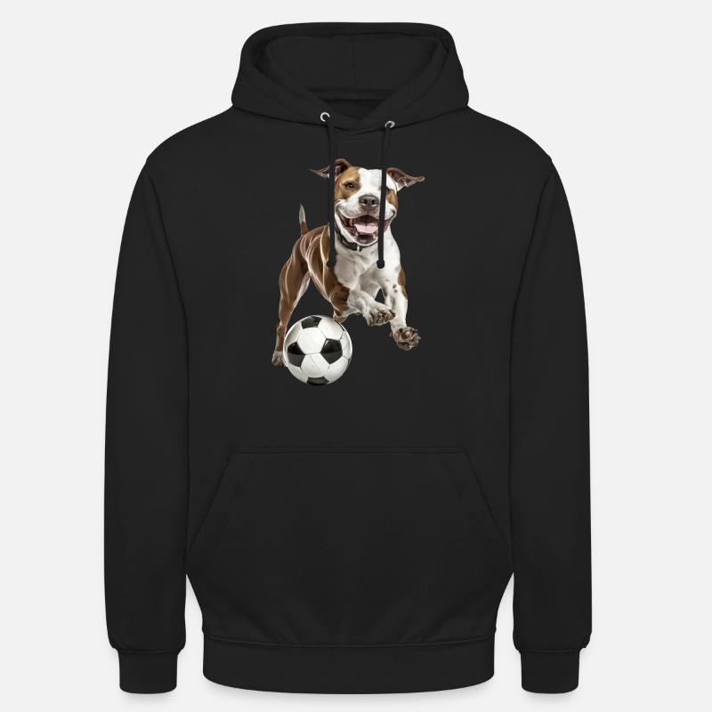 Pitbull terrier américain - Sweat-shirt à capuche unisexe - noir