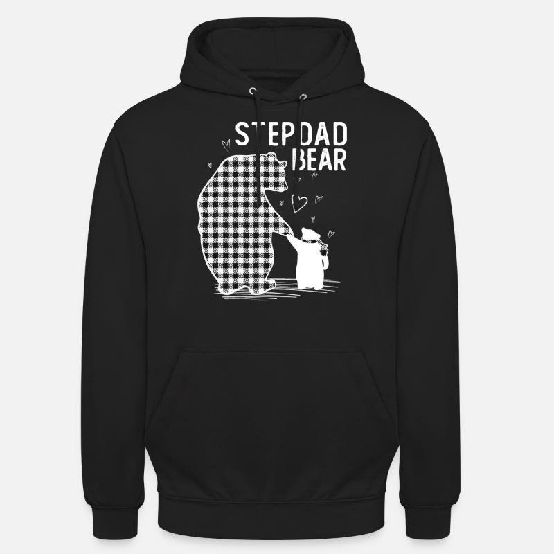 Stepdad Bear - Unisex Hoodie - Schwarz