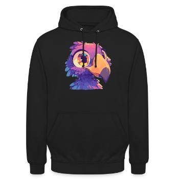 Dodos Dodo - Unisex Hoodie - black - Front - Alina (178cm) & Michal (187cm)