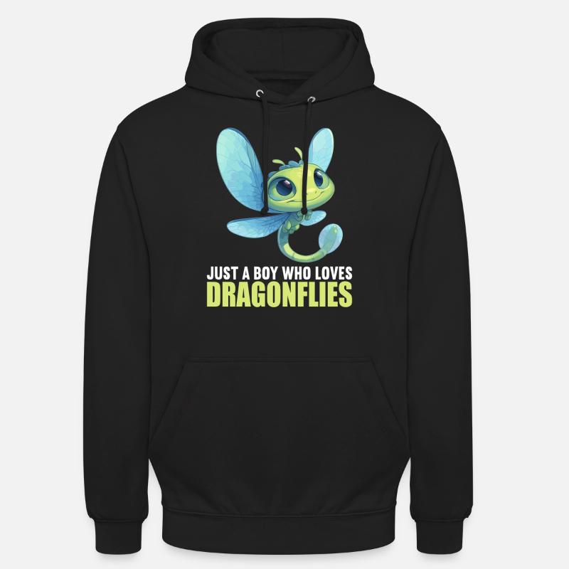 Libellen Libelle - Unisex Hoodie - Schwarz