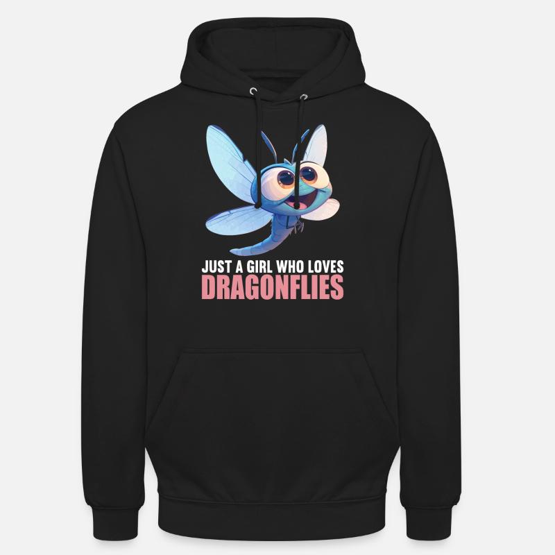 Libellen Libelle - Unisex Hoodie - Schwarz