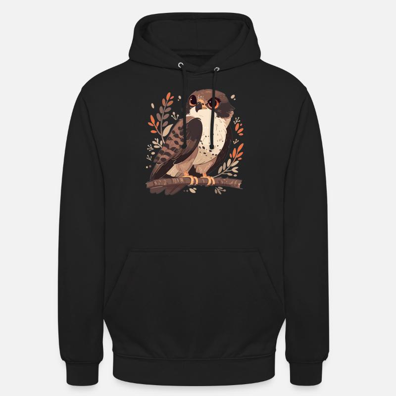 Faucon Faucon - Sweat-shirt à capuche unisexe - noir