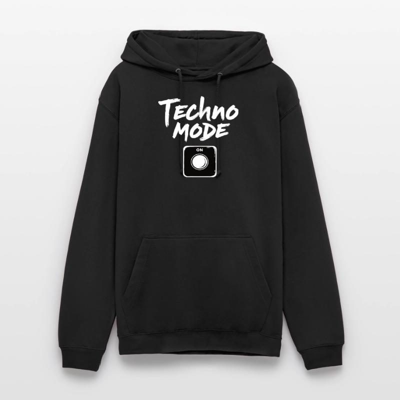 Techno Mode On Techno Techno Music Techno Unisex Hoodie
