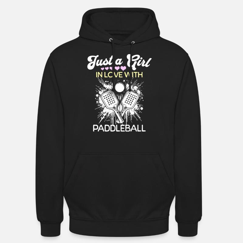 Paddleball Mädchen - Unisex Hoodie - Schwarz
