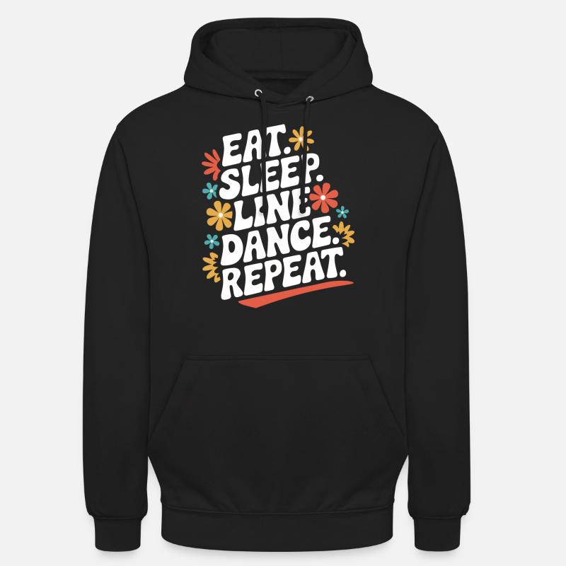 Line Dancing Dancing Dancers - Unisex Hoodie - black
