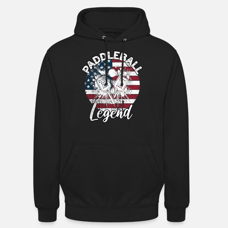 Paddleball Sprüche - Unisex Hoodie - Schwarz
