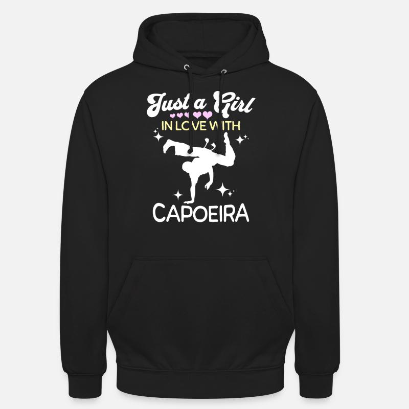 Capoeira Mädchen - Unisex Hoodie - Schwarz