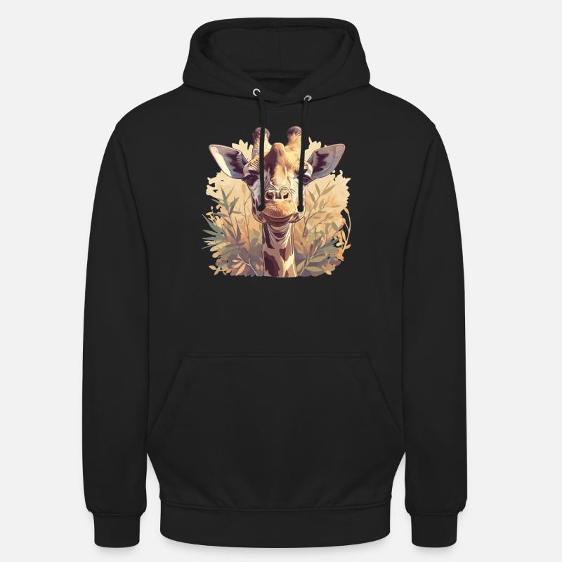 Girafes Girafe - Sweat-shirt à capuche unisexe - noir