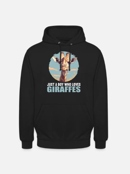 Giraffen Giraffe - Unisex Hoodie - Schwarz