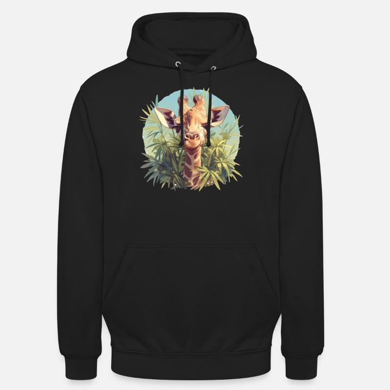 Giraffen Giraffe - Unisex Hoodie - Schwarz