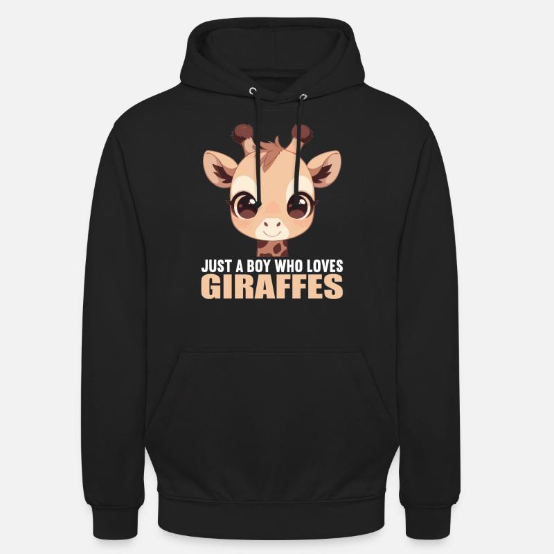Giraffen Giraffe - Unisex Hoodie - Schwarz