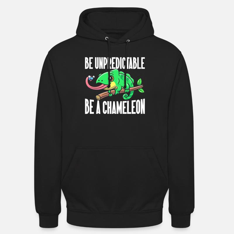 Cadeaux Caméléon - Sweat-shirt à capuche unisexe - noir