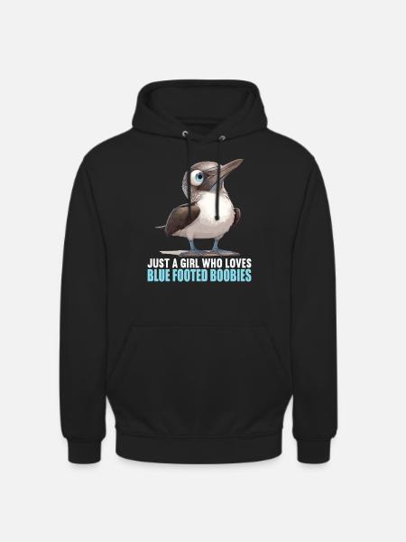 Blaufußtölpel - Unisex Hoodie - Schwarz