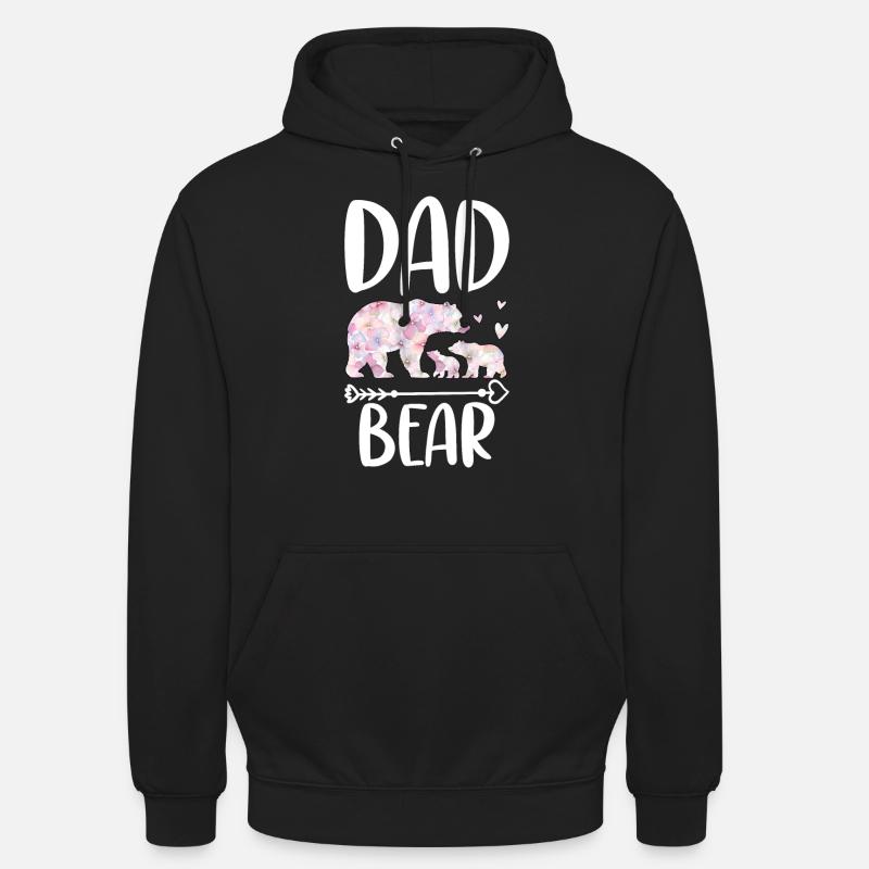 Dad Bear - Unisex Hoodie - black