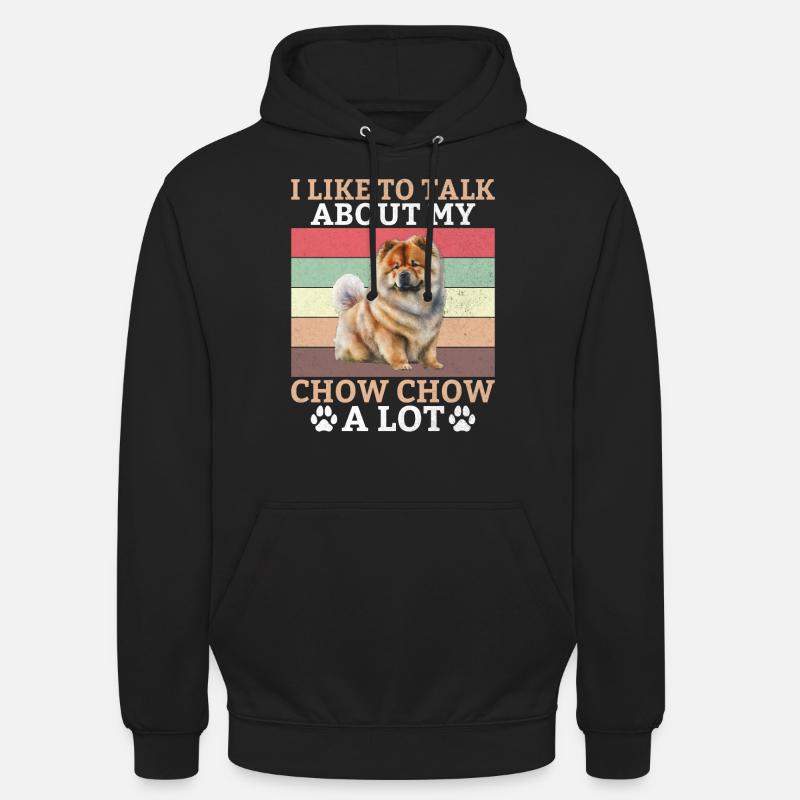Cadeaux Chow Chow - Sweat-shirt à capuche unisexe - noir