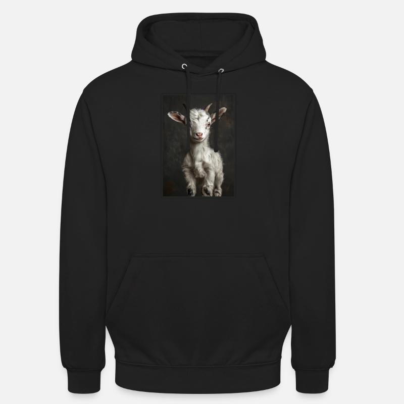 Chèvres chèvre - Sweat-shirt à capuche unisexe - noir