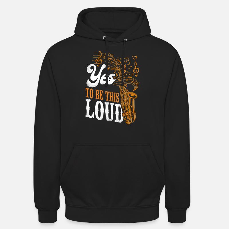 Saxophones , ça doit être ça - Sweat-shirt à capuche unisexe - noir