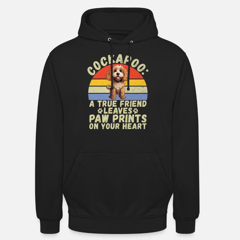 Cadeaux Cockapoo - Sweat-shirt à capuche unisexe - noir