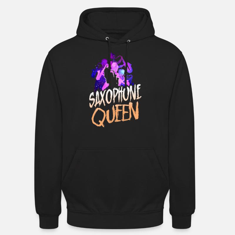 Saxophone Saxophone Queen - Unisex Hoodie - Schwarz