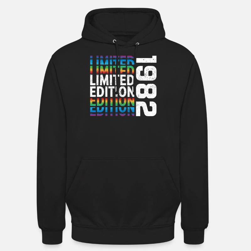 Edition limitée 1982 - Sweat-shirt à capuche unisexe - noir