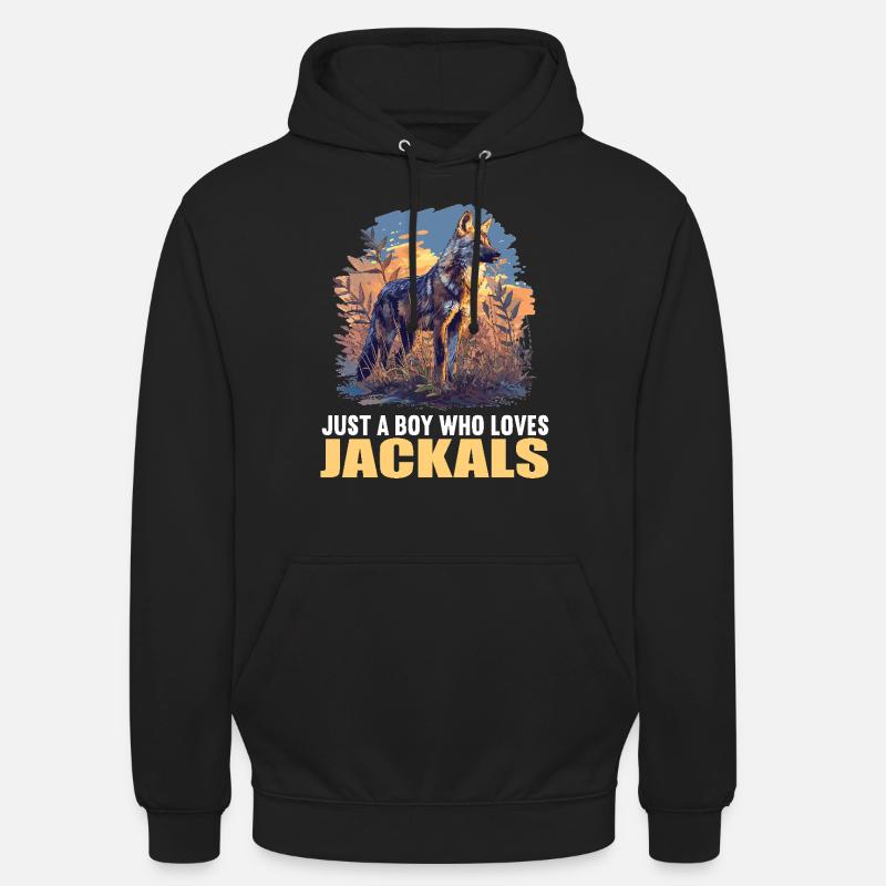 Chacals Chacal - Sweat-shirt à capuche unisexe - noir