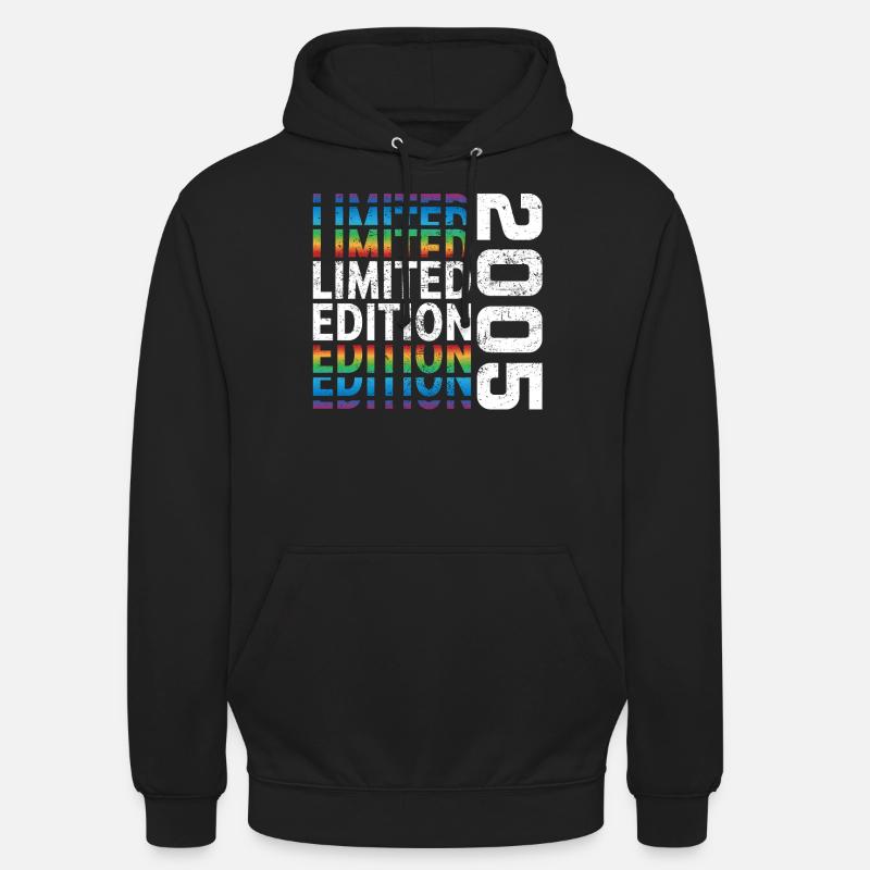 Edition limitée 2005 - Sweat-shirt à capuche unisexe - noir