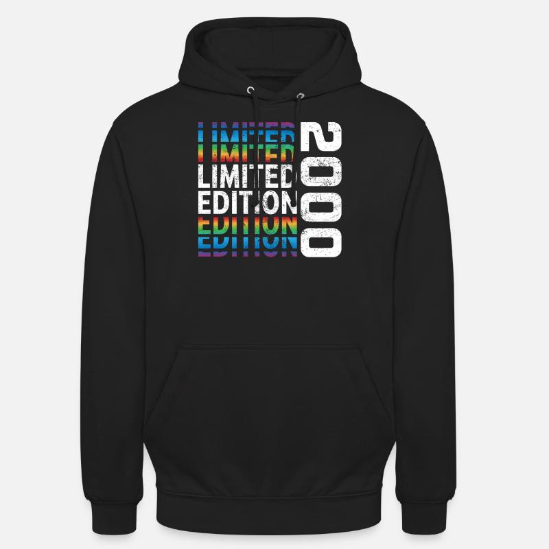 Edition limitée 2000 - Sweat-shirt à capuche unisexe - noir