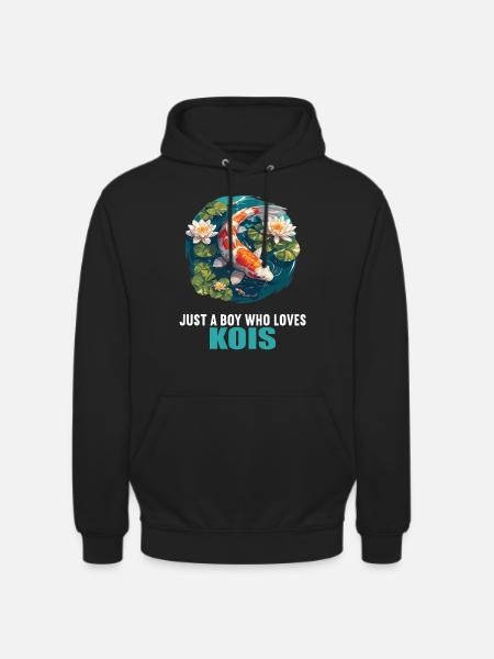 Koi Koi Carp - Unisex Hoodie - black