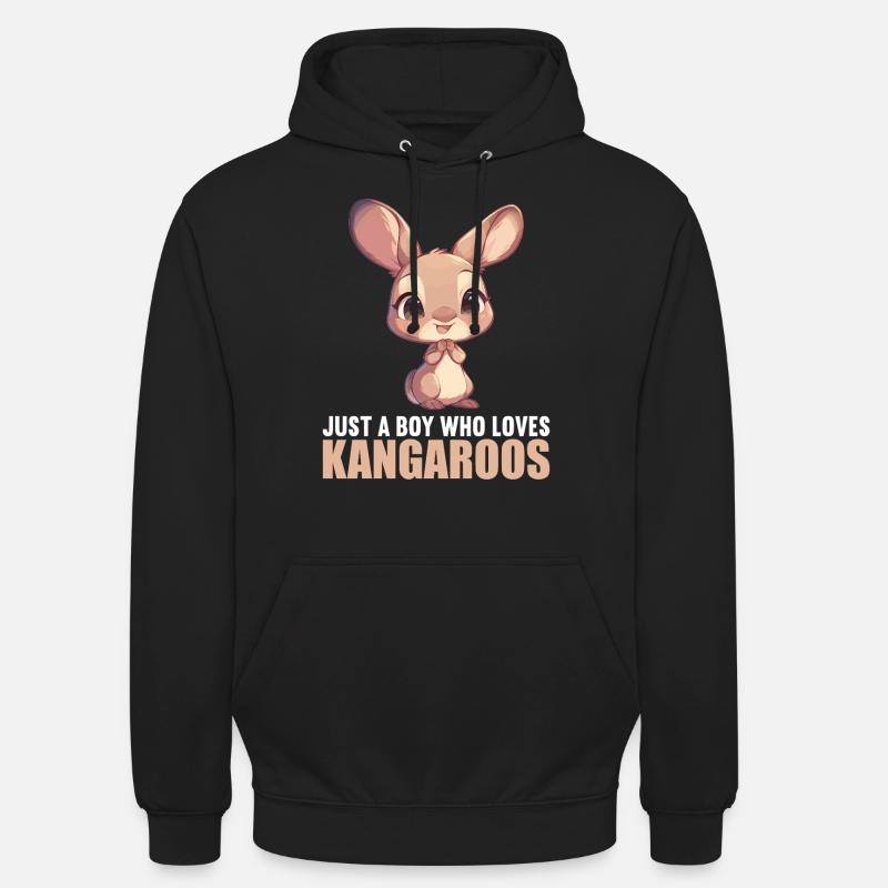 Kangaroos Kangaroo - Unisex Hoodie - black