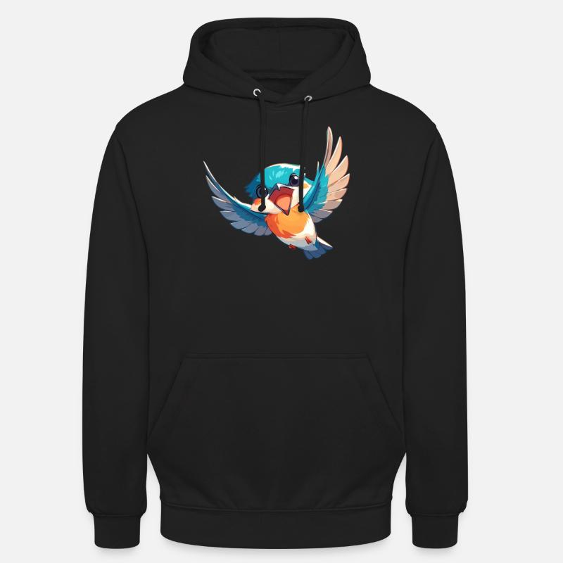 Eisvögel Eisvogel - Unisex Hoodie - Schwarz