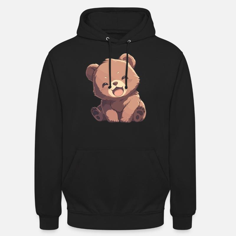 Ours Kodiak Ours Kodiak - Sweat-shirt à capuche unisexe - noir
