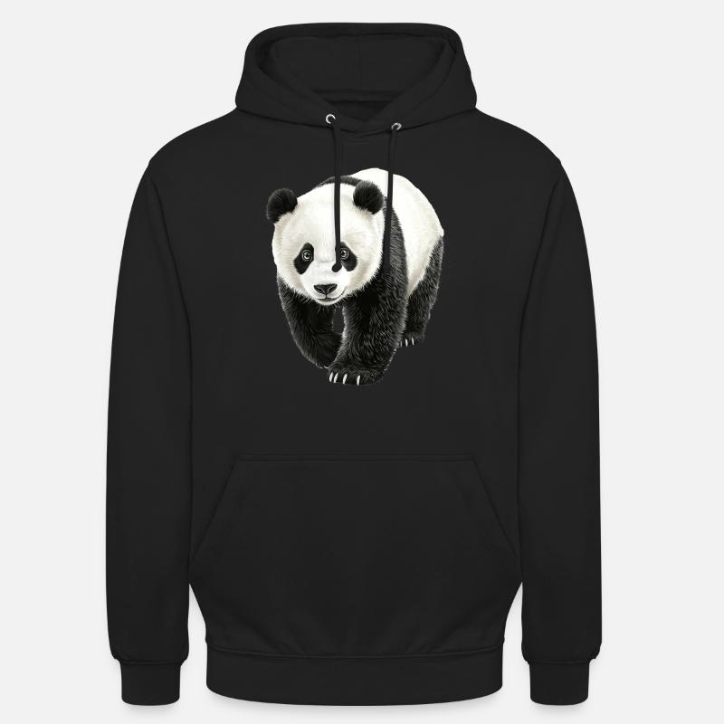 Panda - Unisex Hoodie - Schwarz