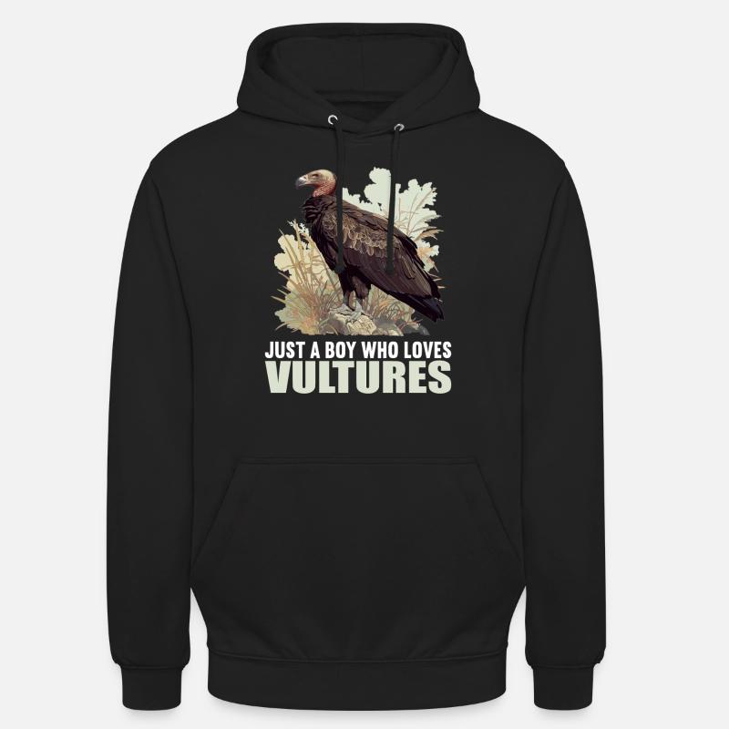Vulture Geier - Sweat-shirt à capuche unisexe - noir
