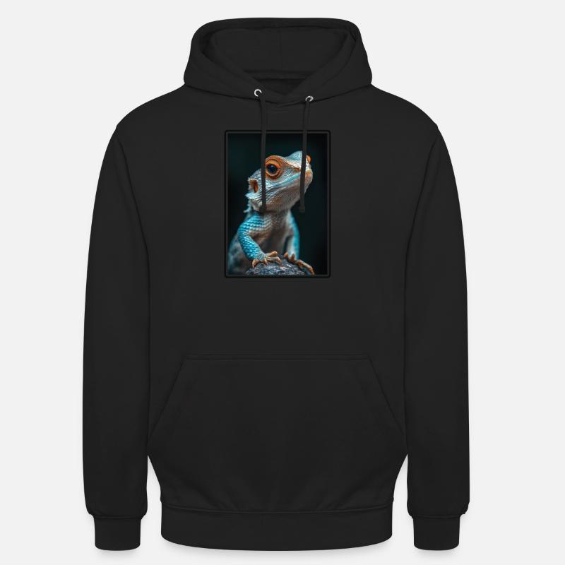 Eidechsen Eidechse - Unisex Hoodie - Schwarz