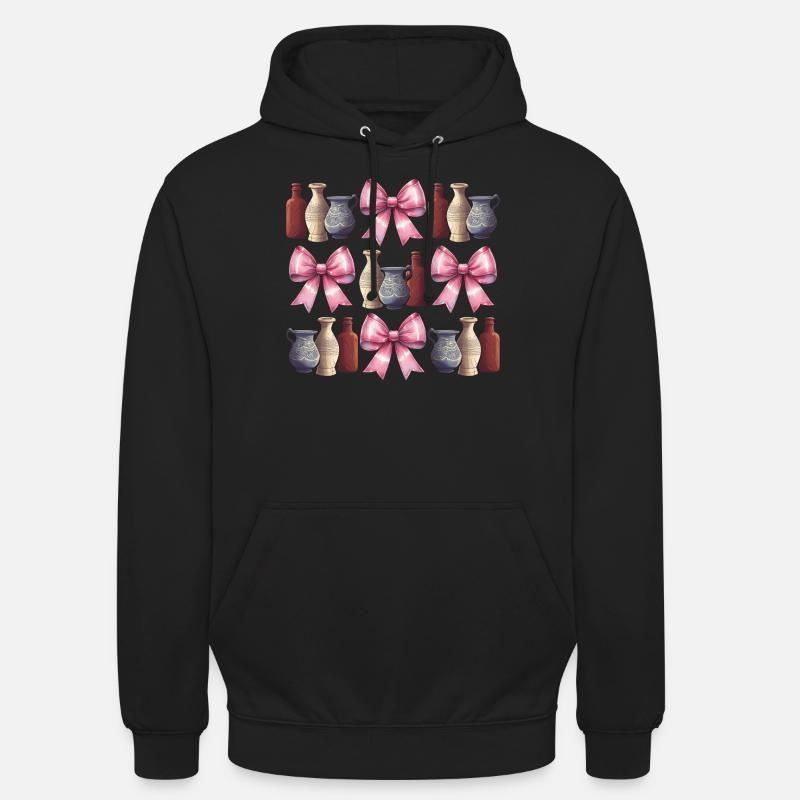 Coquette Archéologue Vases d’Archéologie - Sweat-shirt à capuche unisexe - noir