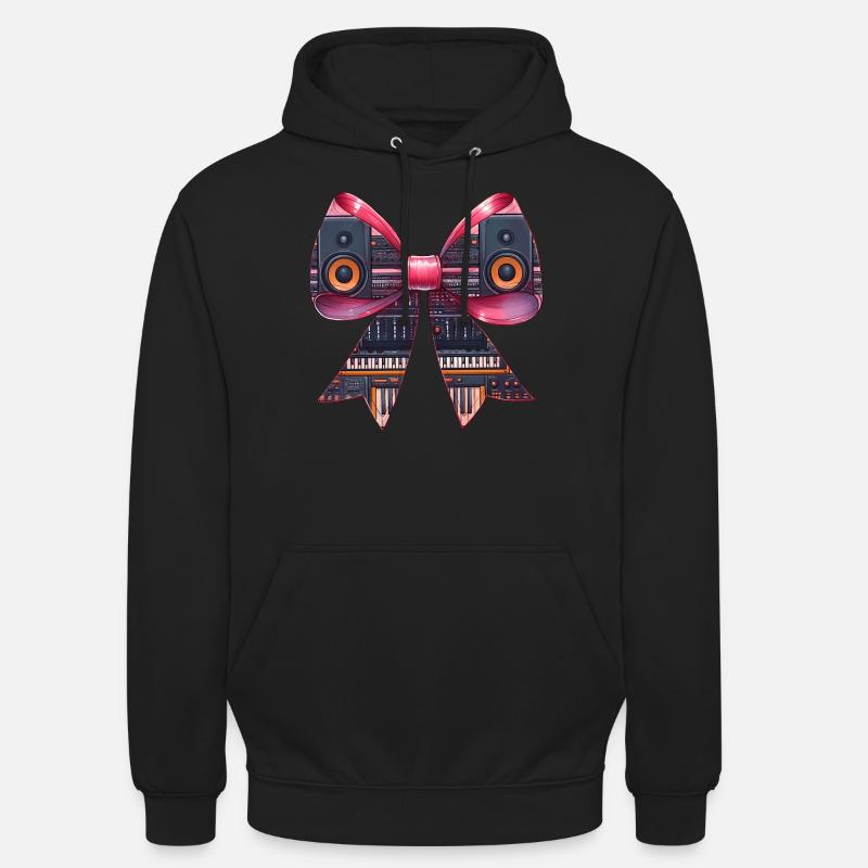 Coquette Bow Tontechniker Tontechniker - Unisex Hoodie - Schwarz