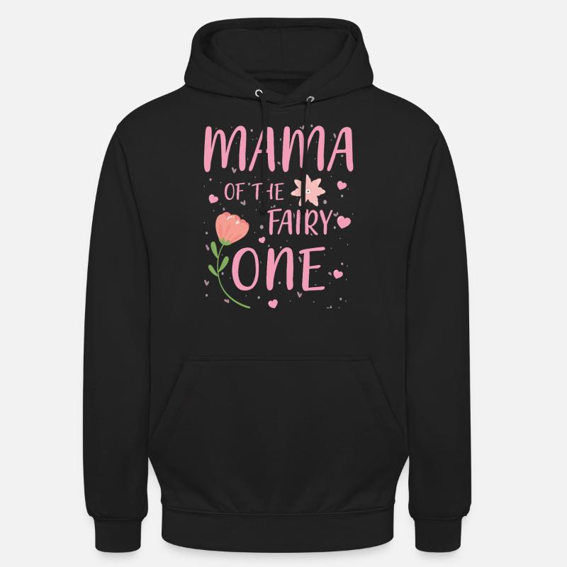 Maman de la fée Une - Sweat-shirt à capuche unisexe - noir
