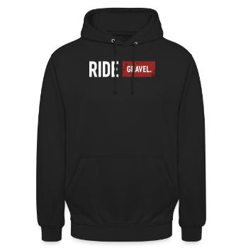 Gravelbike Gravelbikes Gravelbike Fans & Radfahrer - Unisex Hoodie - Schwarz - Vorne - Alina (178cm) & Michal (187cm)