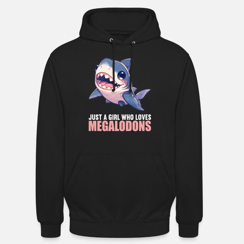 Mégalodons Megalodon - Sweat-shirt à capuche unisexe - noir