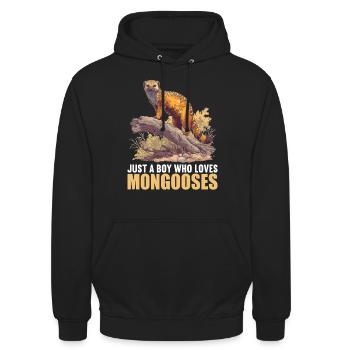 Mongoose's Mongoose - Unisex Hoodie - black - Front - Alina (178cm) & Michal (187cm)