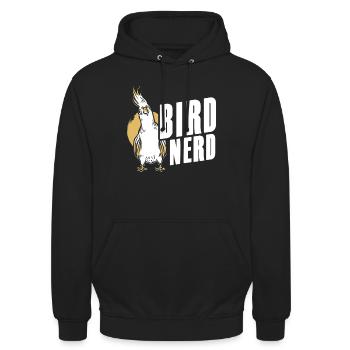 Bird Watching Cute Bird Lover - Unisex Hoodie - Schwarz - Vorne - Alina (178cm) & Michal (187cm)