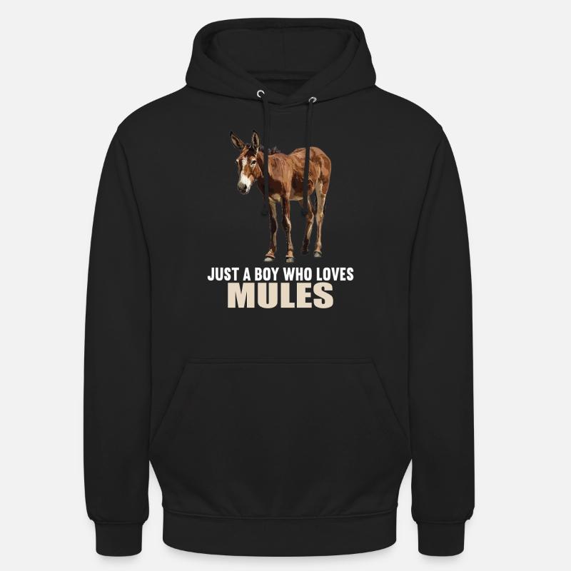 Mules Mule - Sweat-shirt à capuche unisexe - noir