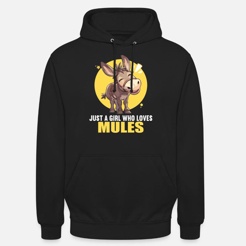 Mules Mule - Sweat-shirt à capuche unisexe - noir