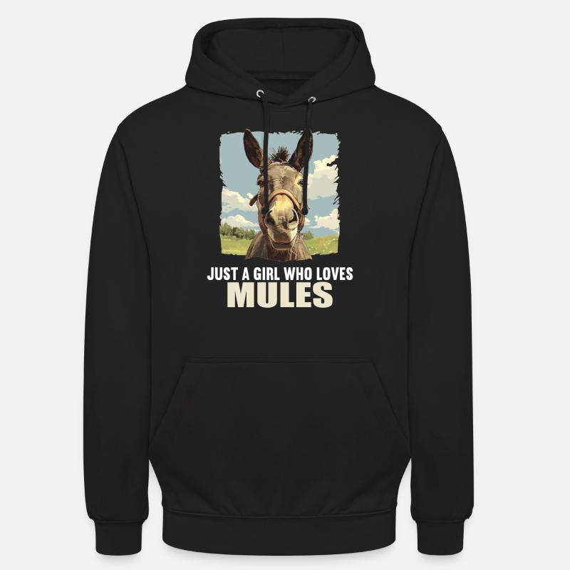 Mules Mule - Sweat-shirt à capuche unisexe - noir