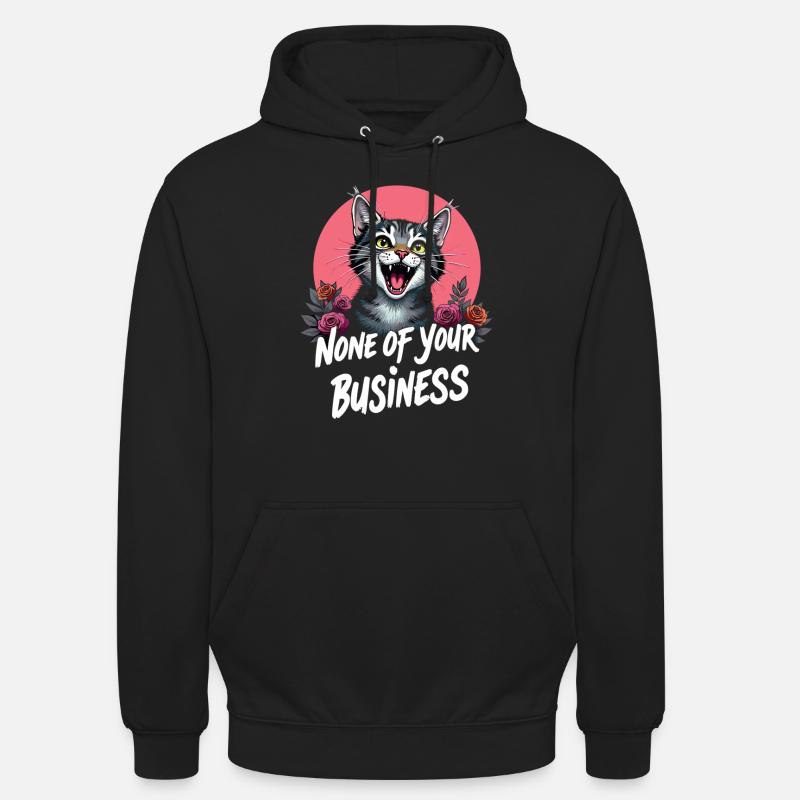 Ne vous regardez pas - Sweat-shirt à capuche unisexe - noir