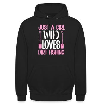 Metal Detectorist Metal Detecting - Unisex Hoodie - black - Front - Alina (178cm) & Michal (187cm)
