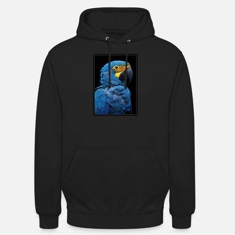 Perroquet Perroquet Perroquet - Sweat-shirt à capuche unisexe - noir