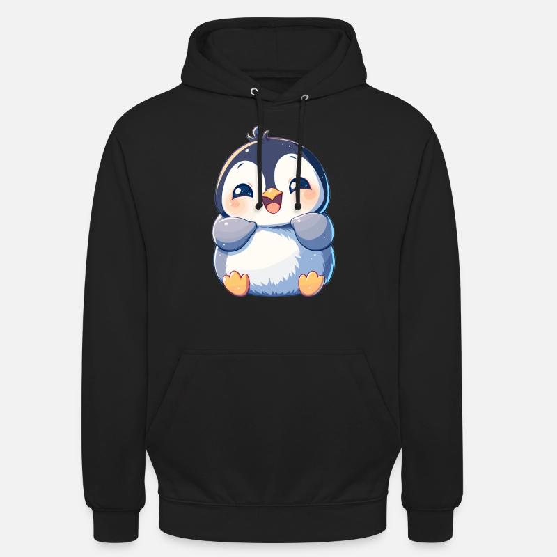 Pinguine Pinguin - Unisex Hoodie - Schwarz