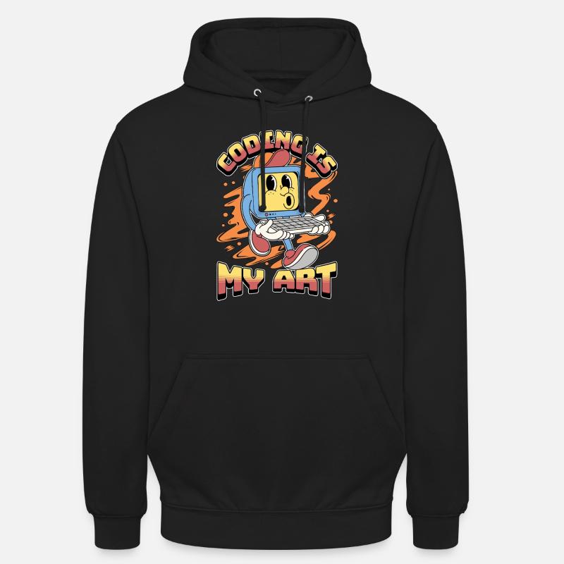 Le codage des codeurs est mon art Codeurs en génie logiciel Sweat-shirt à capuche unisexe
